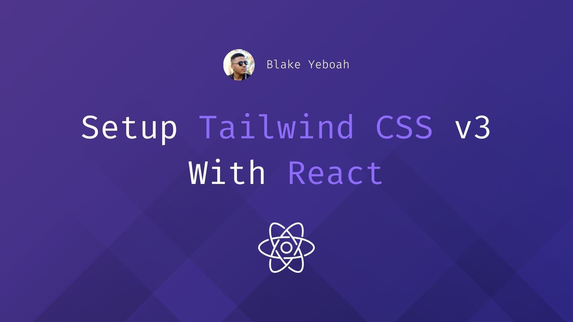 Setup Tailwind CSS v3 With React